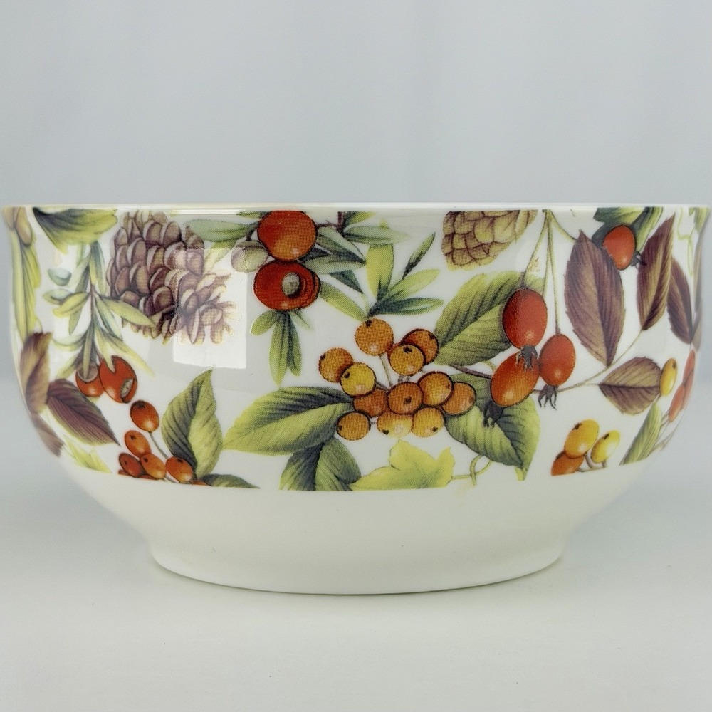 Gracie China Coastline Imports Autumn Berries Serving Bowl 5" Fall Botanical - Picture 4 of 4